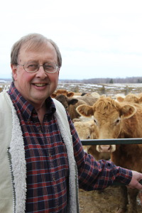 Dan with cows