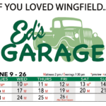 Ed's Garage logo and calendar