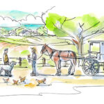 On a short leash illustration by Shelagh Armstrong