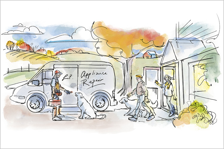 Appliance Guy illustration by Shelagh